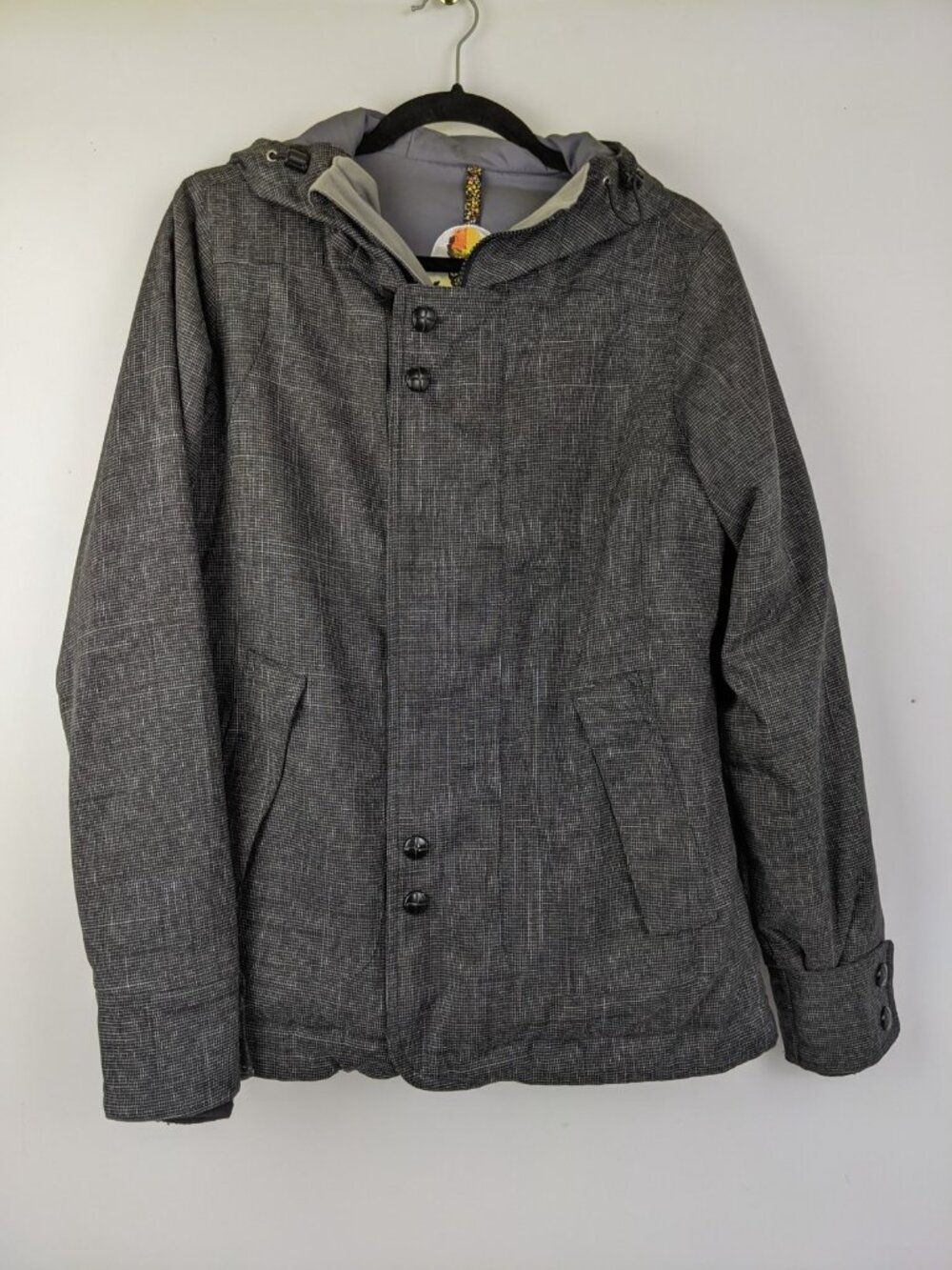 Burton Women's Jet Set Jacket Size Medium DryRide Black Hooded Cool Flavors